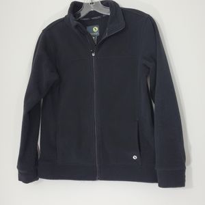 Xersion Black Fleece Jacket, Size Large (14-16)